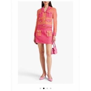 Derek Lam Pink and Orange Jacket and skirt set